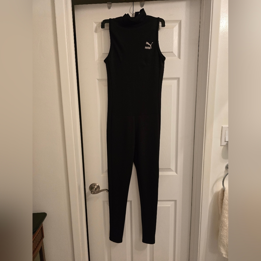 Puma Black Sleeveless Jumpsuit